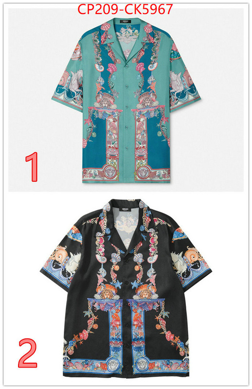 Clothing-Versace fashion replica ID: CK5967 $: 209USD