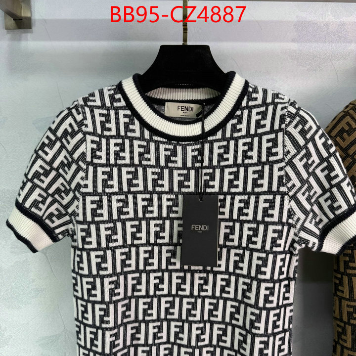 Clothing-Fendi sellers online ID: CZ4887 $: 95USD