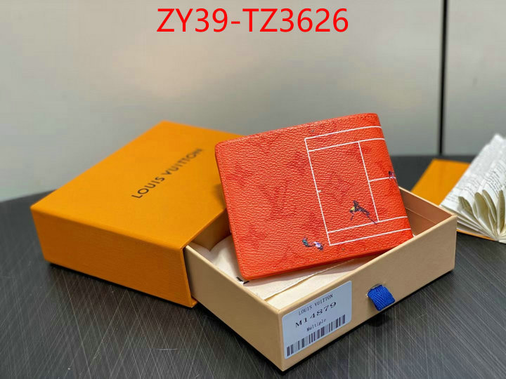 LV Bags(4A)-Wallet what's best ID: TZ3626 $: 39USD,