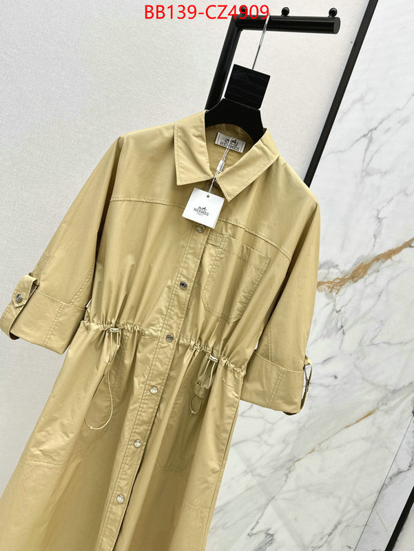 Clothing-Hermes brand designer replica ID: CZ4909 $: 139USD
