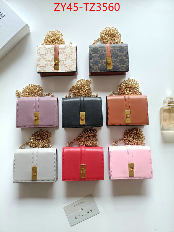 CELINE Bags(4A)-Wallet highest product quality ID: TZ3560 $: 45USD,