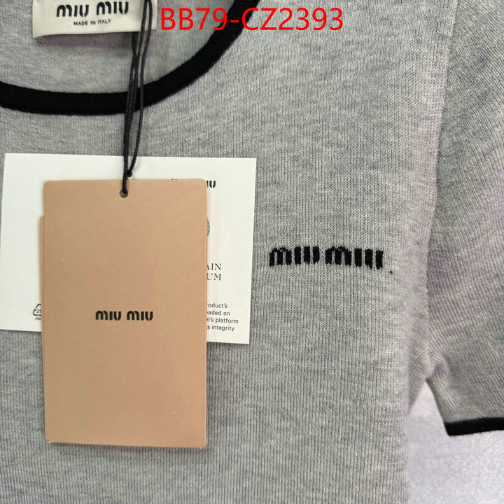 Clothing-MIU MIU is it ok to buy replica ID: CZ2393 $: 79USD