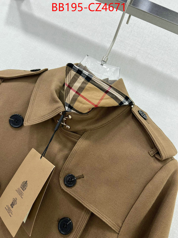 Clothing-Burberry buy best high-quality ID: CZ4671 $: 195USD