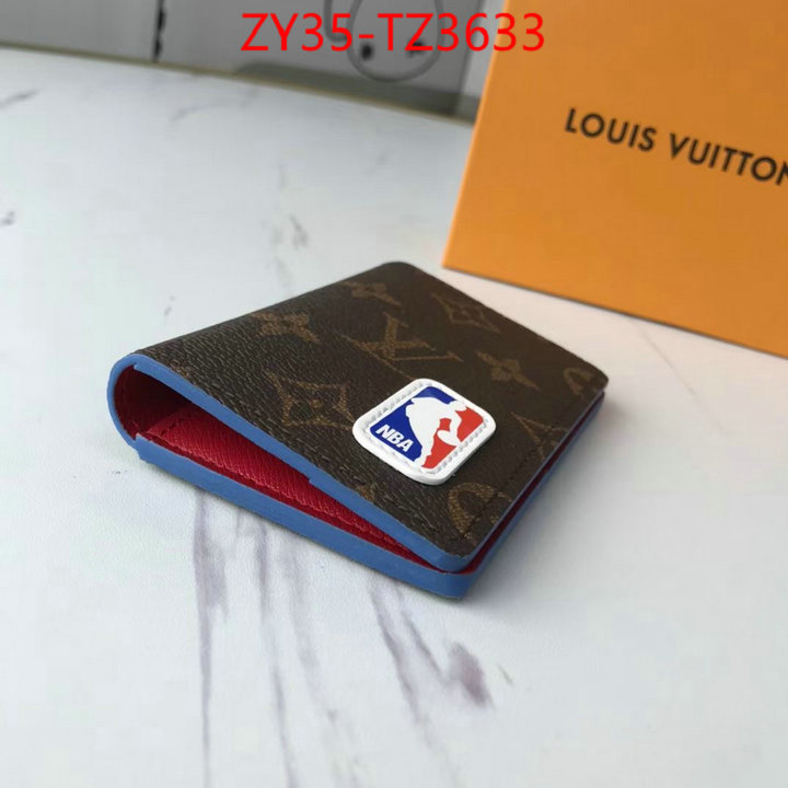 LV Bags(4A)-Wallet fake high quality ID: TZ3633 $: 35USD,