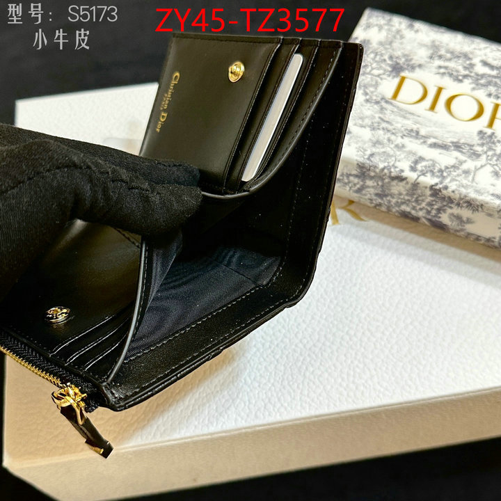 Dior Bags(4A)-Wallet- the highest quality fake ID: TZ3577 $: 45USD,