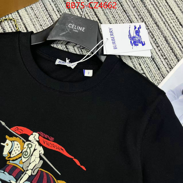 Clothing-Burberry top perfect fake ID: CZ4662 $: 75USD