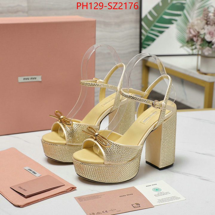 Women Shoes-Miu Miu 1:1 replica wholesale ID: SZ2176 $: 129USD