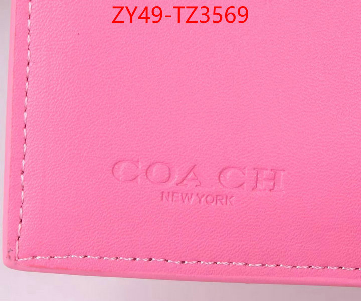 Coach Bags(4A)-Wallet what ID: TZ3569 $: 49USD,