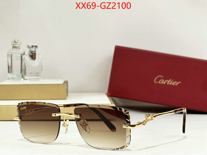 Glasses-Cartier designer wholesale replica ID: GZ2100 $: 69USD