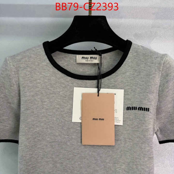 Clothing-MIU MIU is it ok to buy replica ID: CZ2393 $: 79USD