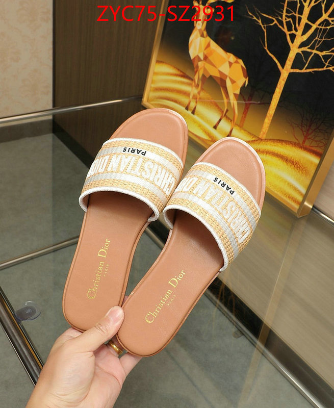 Women Shoes-Dior styles & where to buy ID: SZ2931 $: 75USD