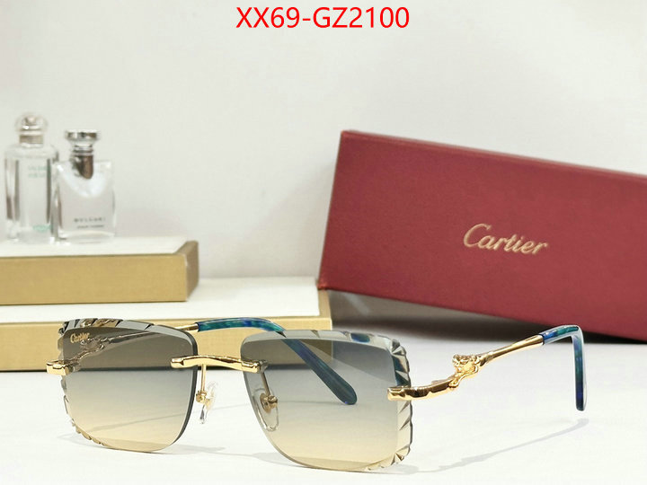 Glasses-Cartier designer wholesale replica ID: GZ2100 $: 69USD