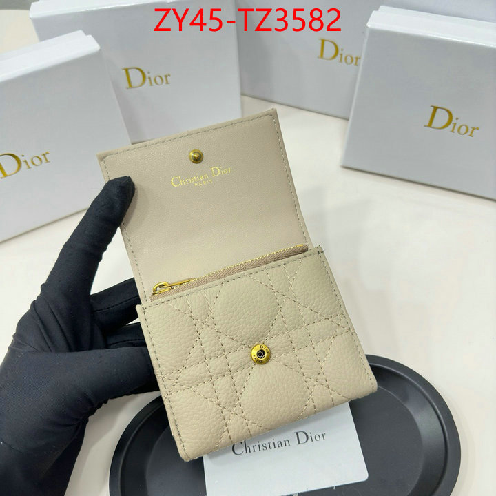 Dior Bags(4A)-Wallet- aaaaa class replica ID: TZ3582 $: 45USD,
