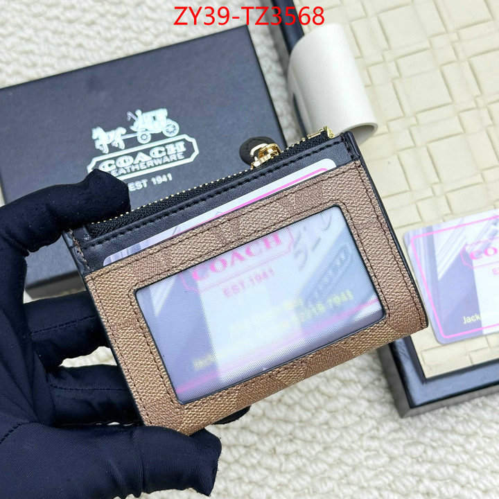 Coach Bags(4A)-Wallet high quality replica ID: TZ3568 $: 39USD,
