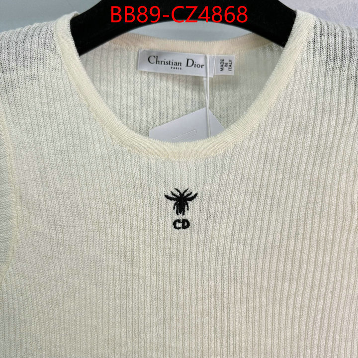 Clothing-Dior aaaaa+ quality replica ID: CZ4868 $: 89USD