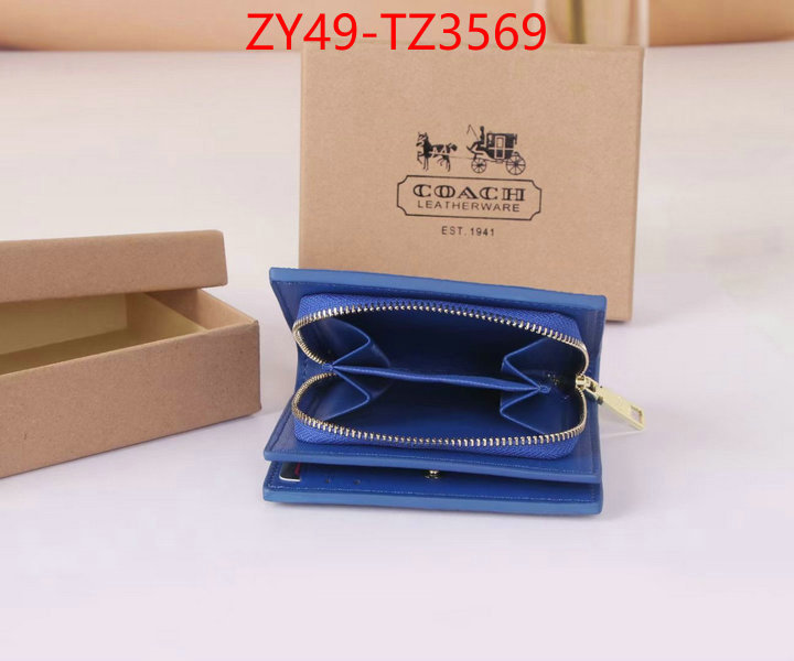 Coach Bags(4A)-Wallet what ID: TZ3569 $: 49USD,