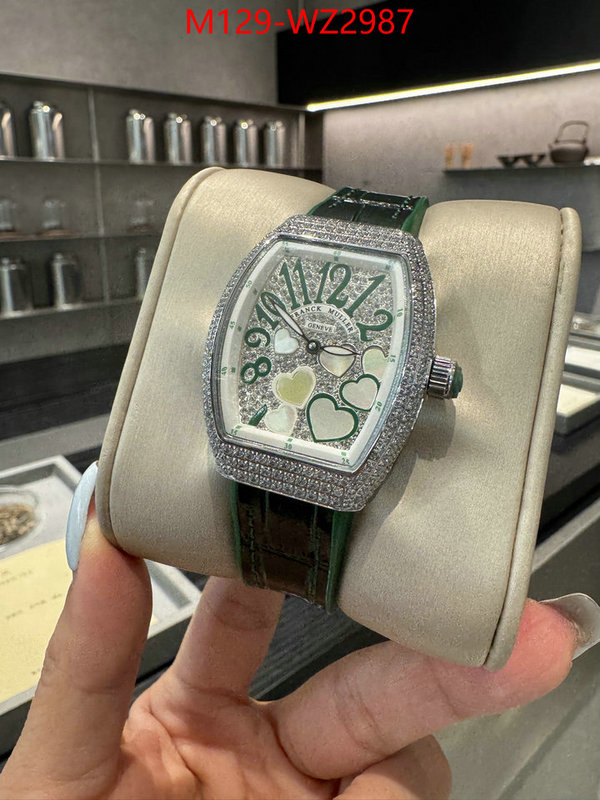 Watch(4A)-Franck Muller fake designer ID: WZ2987 $: 129USD