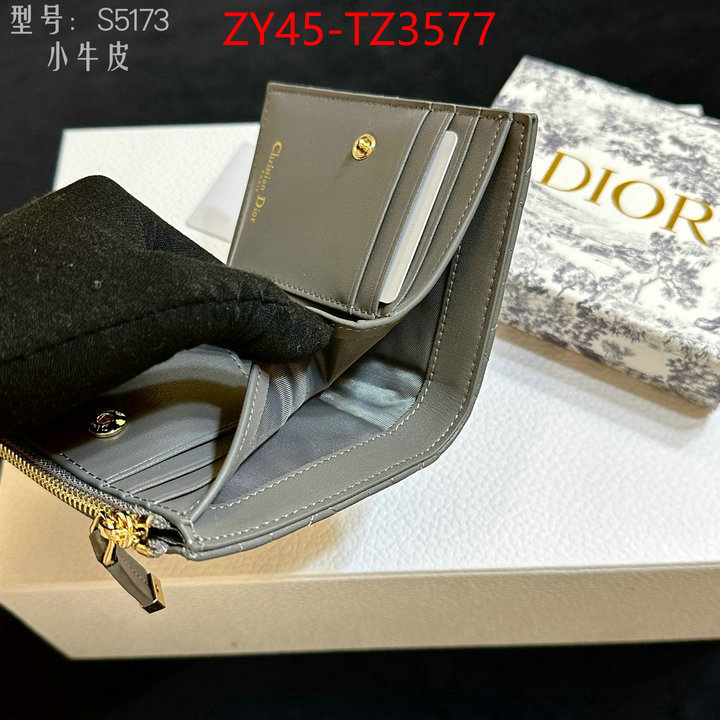 Dior Bags(4A)-Wallet- the highest quality fake ID: TZ3577 $: 45USD,
