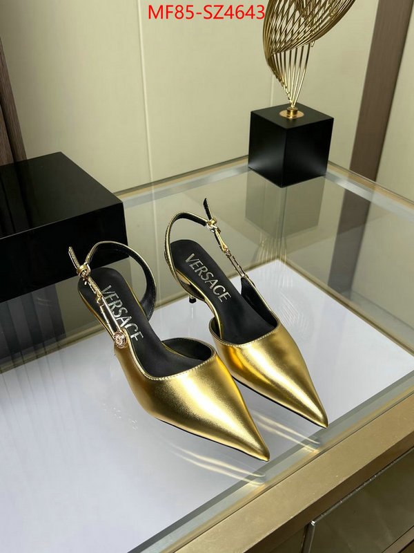Women Shoes-Versace fake high quality ID: SZ4643 $: 85USD