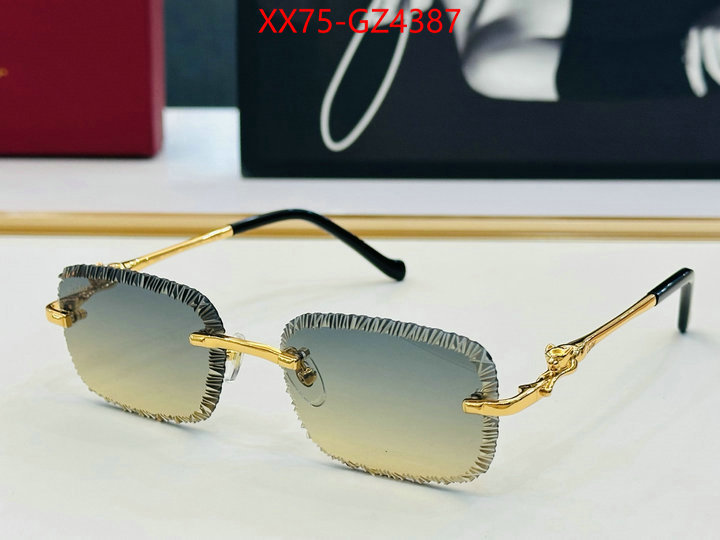 Glasses-Cartier replica aaaaa+ designer ID: GZ4387 $: 75USD
