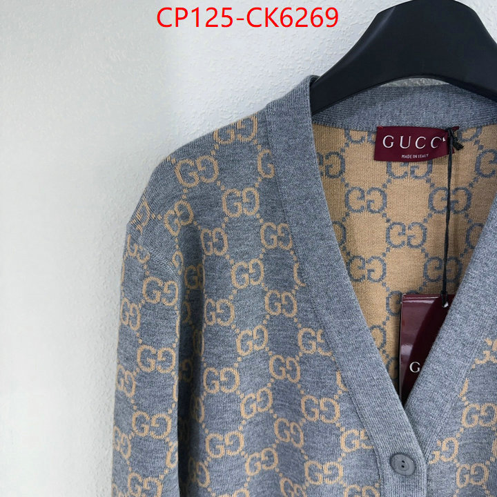 Clothing-Gucci how to start selling replica ID: CK6269 $: 125USD