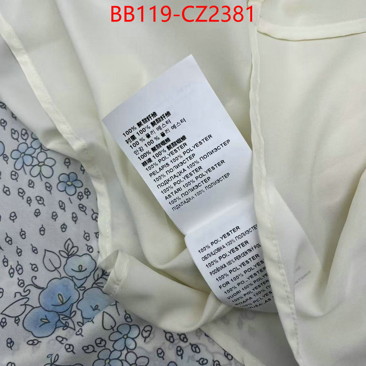 Clothing-MIU MIU replcia cheap ID: CZ2381 $: 119USD