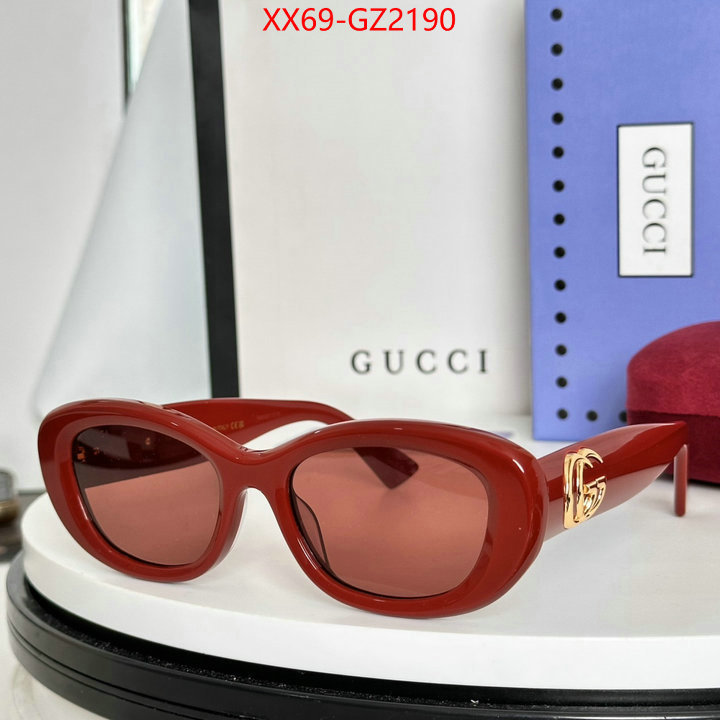Glasses-Gucci replica 1:1 high quality ID: GZ2190 $: 69USD