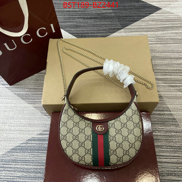 Gucci Bags(TOP)-Crossbody- replica best ID: BZ2441 $: 189USD,