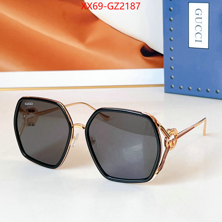 Glasses-Gucci shop the best high quality ID: GZ2187 $: 69USD