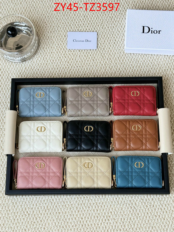 Dior Bags(4A)-Wallet- new designer replica ID: TZ3597 $: 45USD,