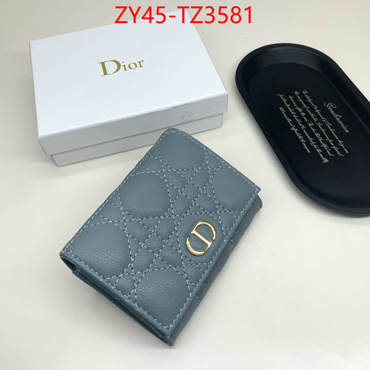 Dior Bags(4A)-Wallet- high quality aaaaa replica ID: TZ3581 $: 45USD,