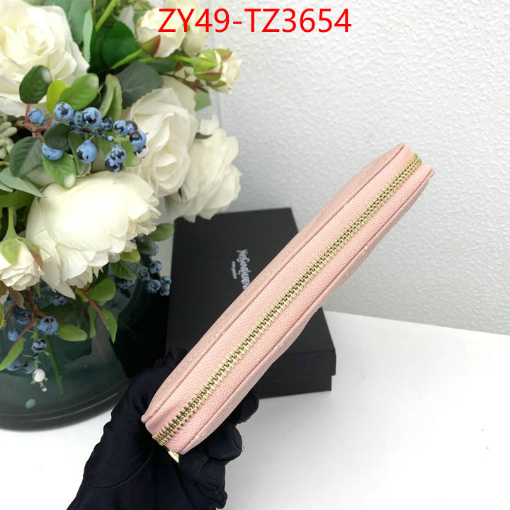 YSL Bags(4A)-Wallet- shop cheap high quality 1:1 replica ID: TZ3654 $: 49USD,