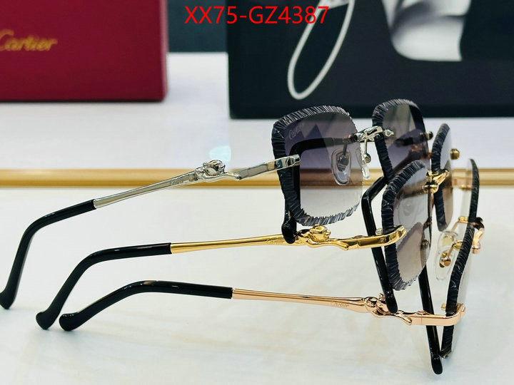 Glasses-Cartier replica aaaaa+ designer ID: GZ4387 $: 75USD