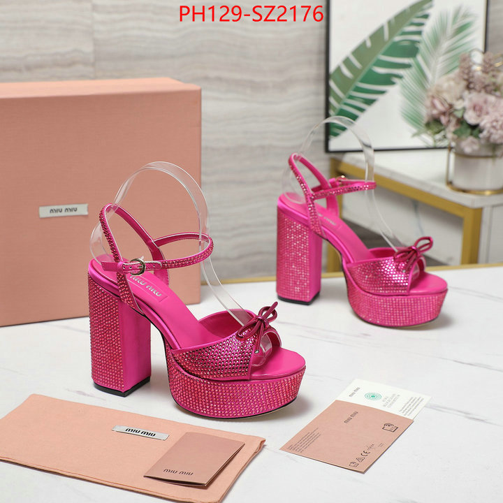 Women Shoes-Miu Miu 1:1 replica wholesale ID: SZ2176 $: 129USD