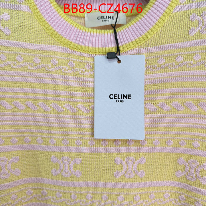 Clothing-Celine top designer replica ID: CZ4676 $: 89USD