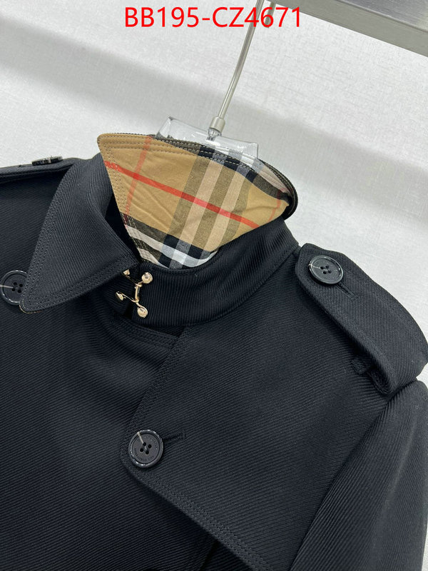Clothing-Burberry buy best high-quality ID: CZ4671 $: 195USD