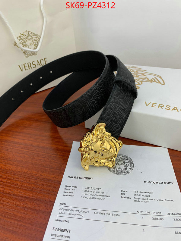 Belts-Versace sell high quality ID: PZ4312 $: 69USD
