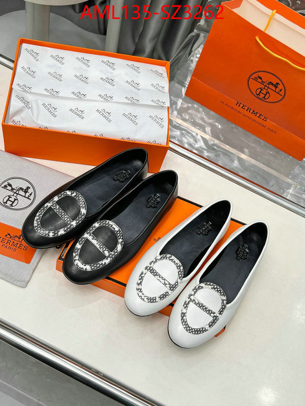 Women Shoes-Hermes aaaaa class replica ID: SZ3262 $: 135USD