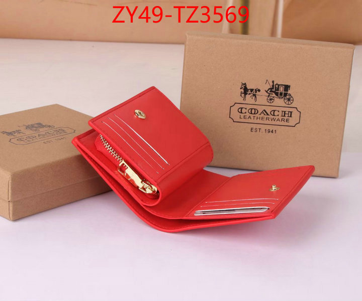 Coach Bags(4A)-Wallet what ID: TZ3569 $: 49USD,