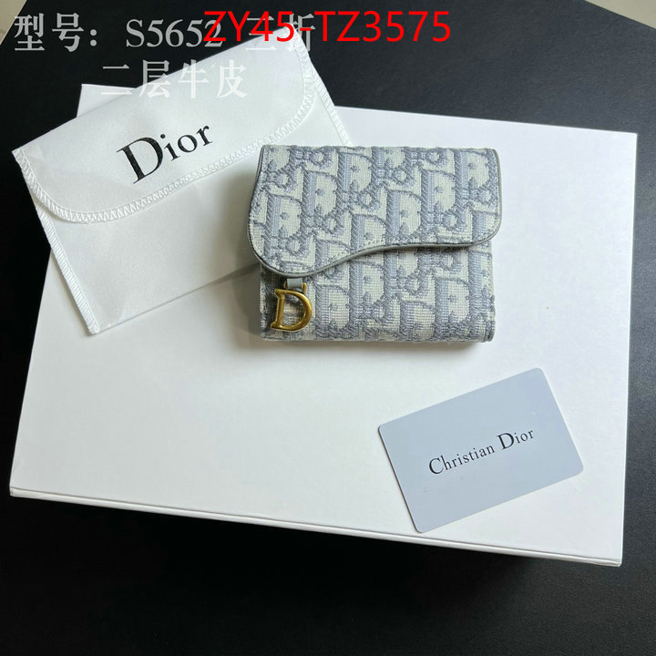 Dior Bags(4A)-Wallet- flawless ID: TZ3575 $: 45USD,