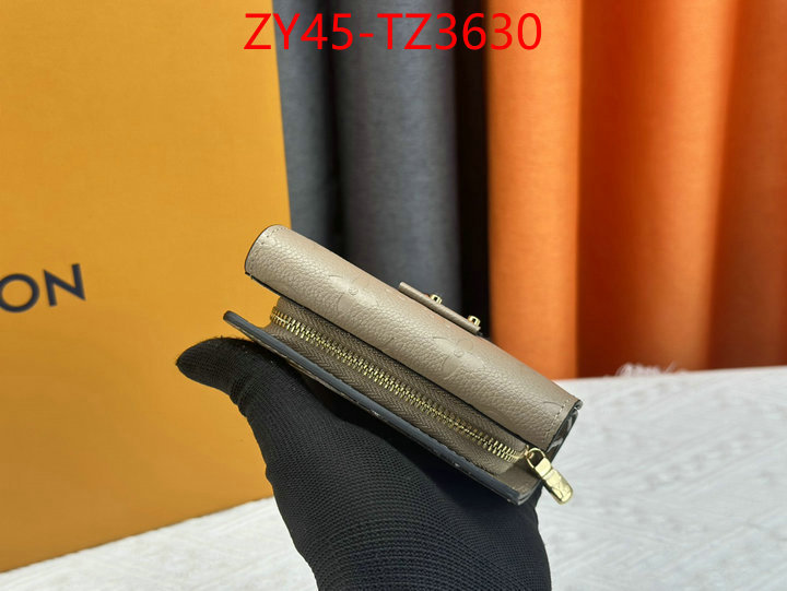 LV Bags(4A)-Wallet where to buy replicas ID: TZ3630 $: 45USD,