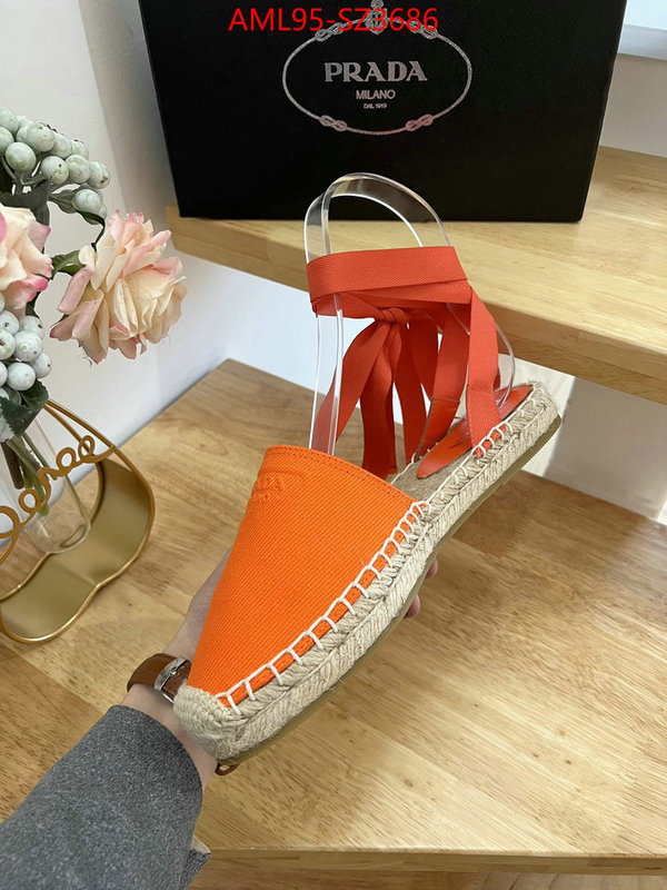 Women Shoes-Prada good quality replica ID: SZ3686 $: 95USD