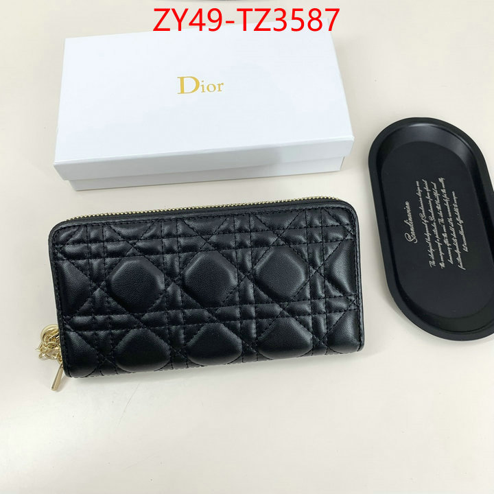 Dior Bags(4A)-Wallet- top quality replica ID: TZ3587 $: 49USD,