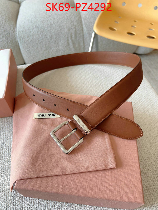 Belts-MIU MIU buy aaaaa cheap ID: PZ4292 $: 69USD