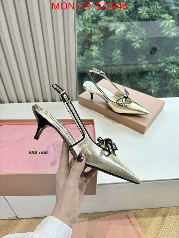 Women Shoes-Miu Miu 1:1 replica ID: SZ2046 $: 129USD