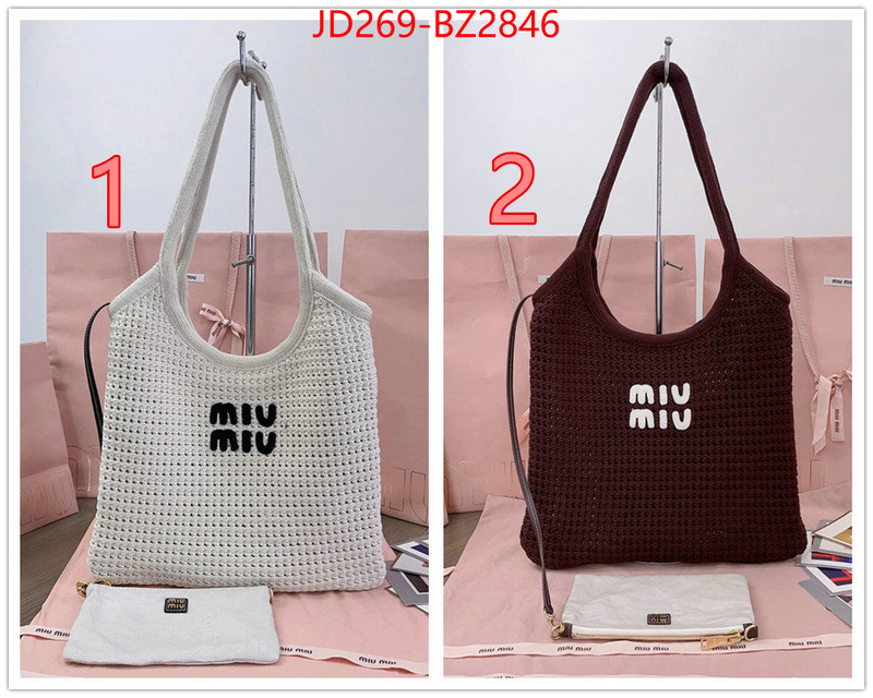 Miu Miu Bags(TOP)-Handbag- 7 star quality designer replica ID: BZ2846 $: 269USD,