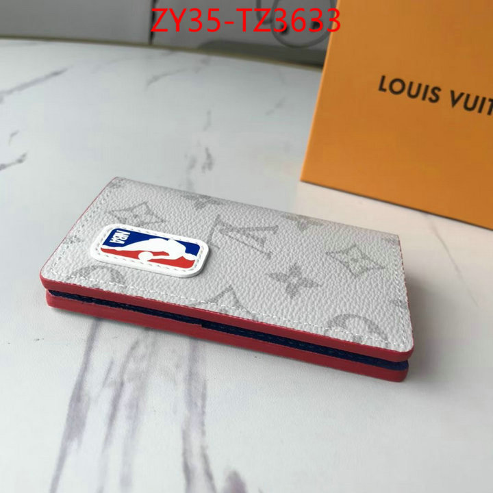 LV Bags(4A)-Wallet fake high quality ID: TZ3633 $: 35USD,