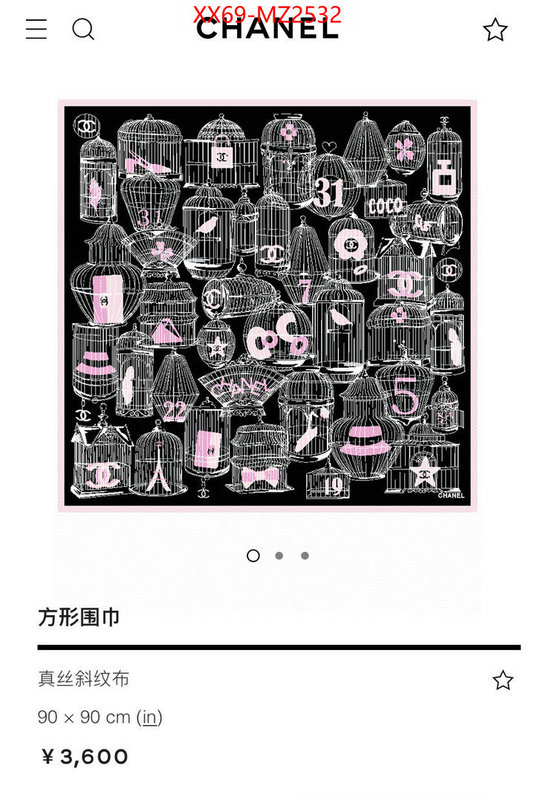 Scarf-Chanel where to buy replicas ID: MZ2532 $: 69USD