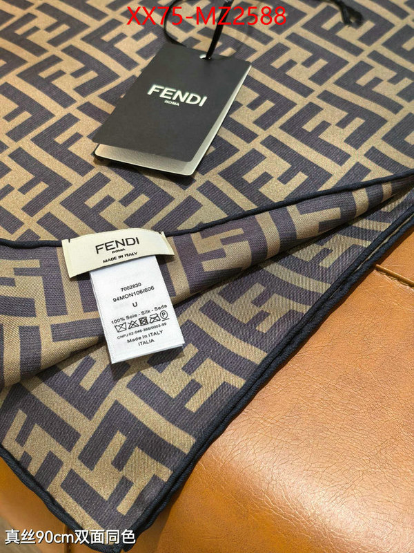 Scarf-Fendi for sale cheap now ID: MZ2588 $: 75USD