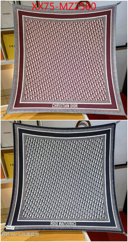 Scarf-Dior best site for replica ID: MZ2580 $: 75USD